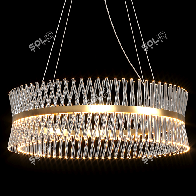 Margaux Crystal Chandelier - 5 Sizes 3D model image 2