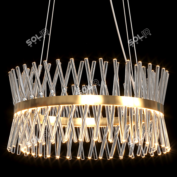 Margaux Crystal Chandelier - 5 Sizes 3D model image 4