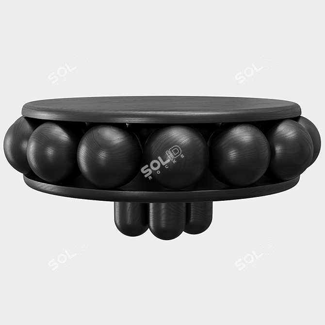 Designer Macaroon Coffee Table 3D model image 1