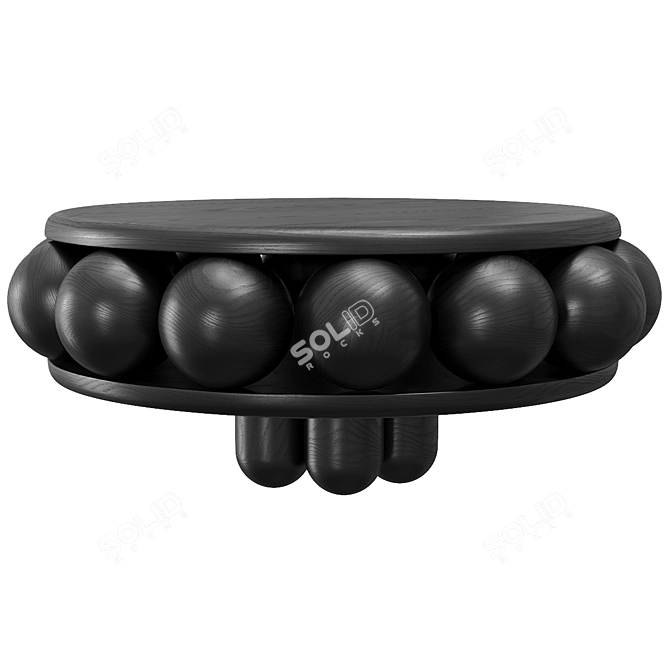 Designer Macaroon Coffee Table 3D model image 4