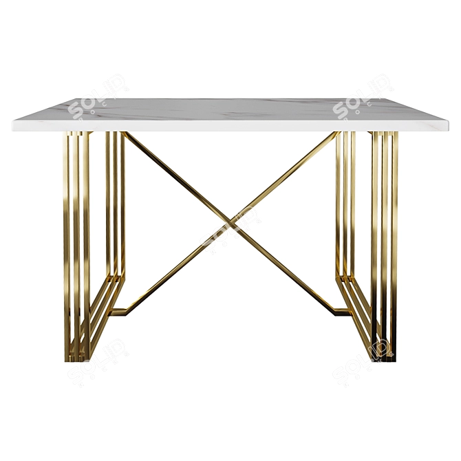 White Console Table | Garda Decor 3D model image 1
