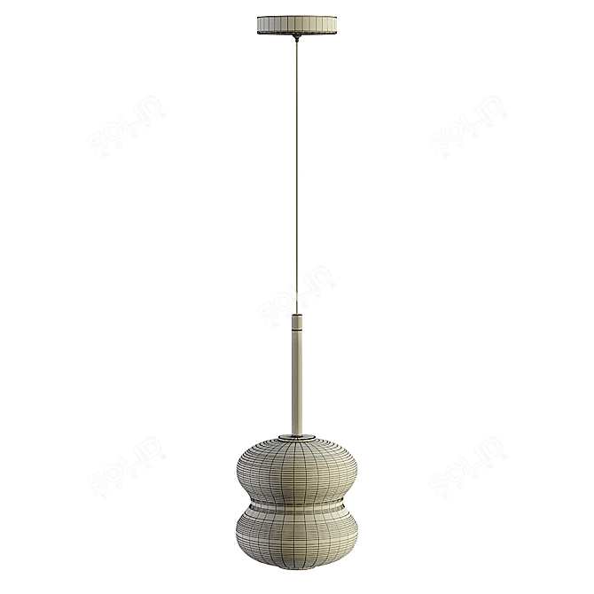 Elegant ALDA Pendant Lamp 3D model image 5