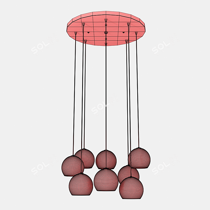 Elegant Lighting Statement Piece 3D model image 3