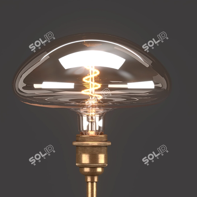 Vintage Ceramic Table Lamp | Edison Style 3D model image 4