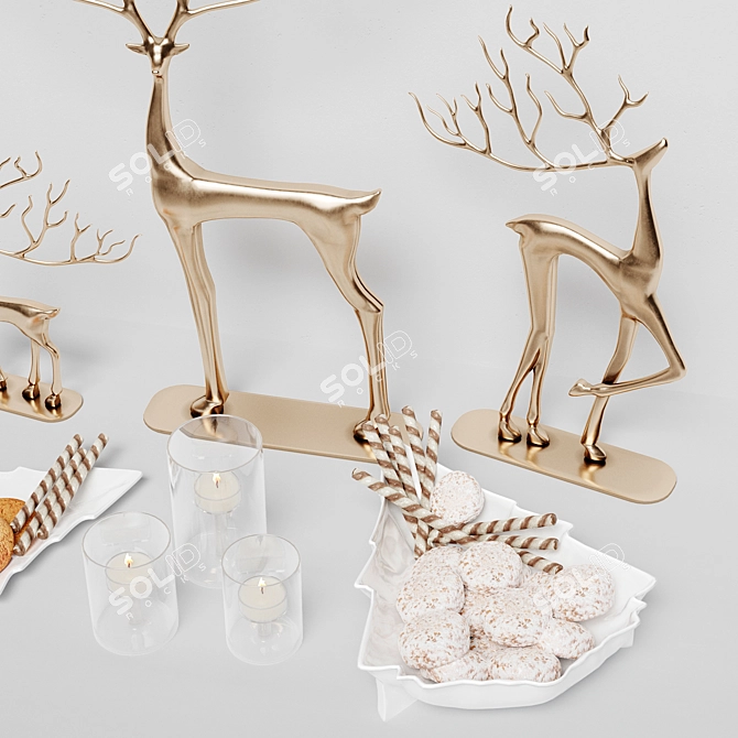 Deer Delight Set 3D model image 2