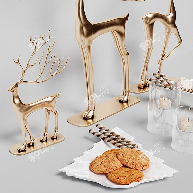 Deer Delight Set 3D model image 3