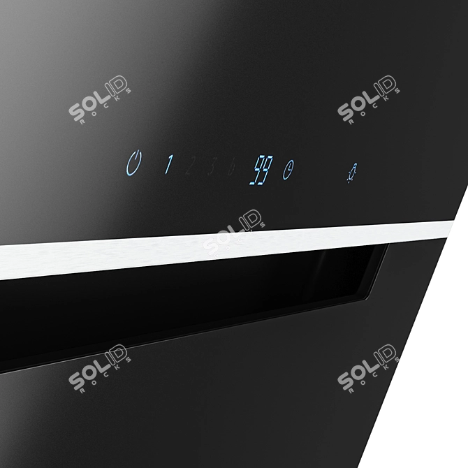 Samsung NK24M7070VB: Stylish Ventilation Solution 3D model image 3