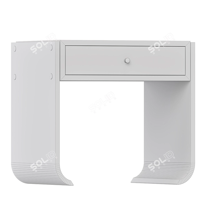 Ching Hua Garze Nightstand - Elegant and Functional 3D model image 3