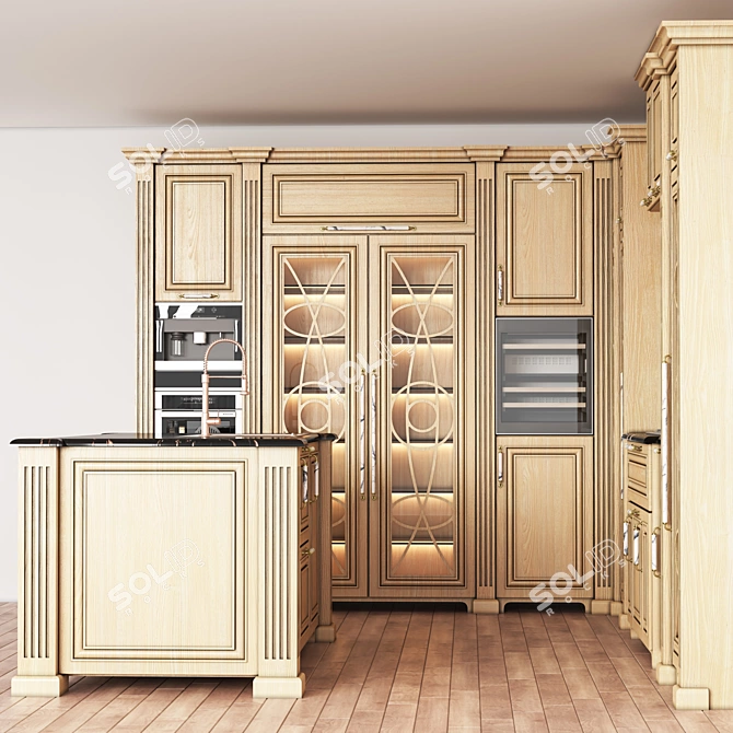 Vintage Kitchen Collection 3D model image 7