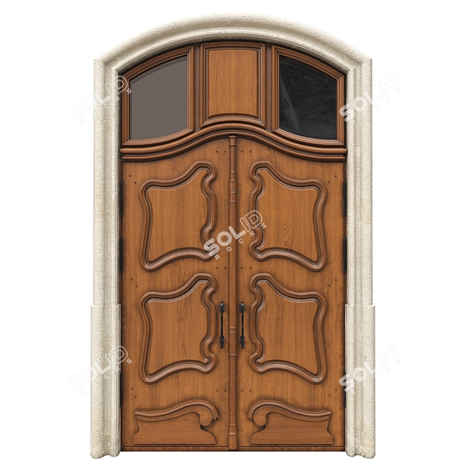 Classic Max 3D Door: 1800mm H-3350mm 3D model image 1