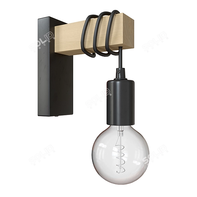 Bagetti Loft Sconce - SL1142.401.01 & SL1142.501.01 3D model image 2