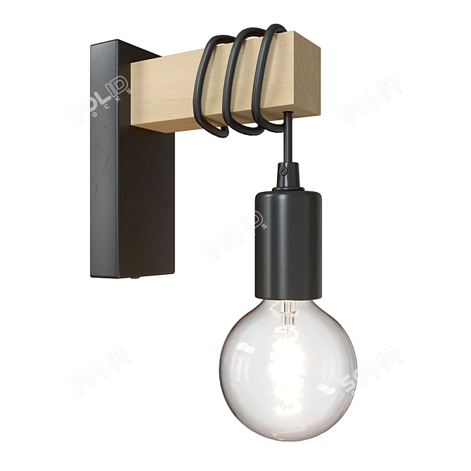 Bagetti Loft Sconce - SL1142.401.01 & SL1142.501.01 3D model image 8