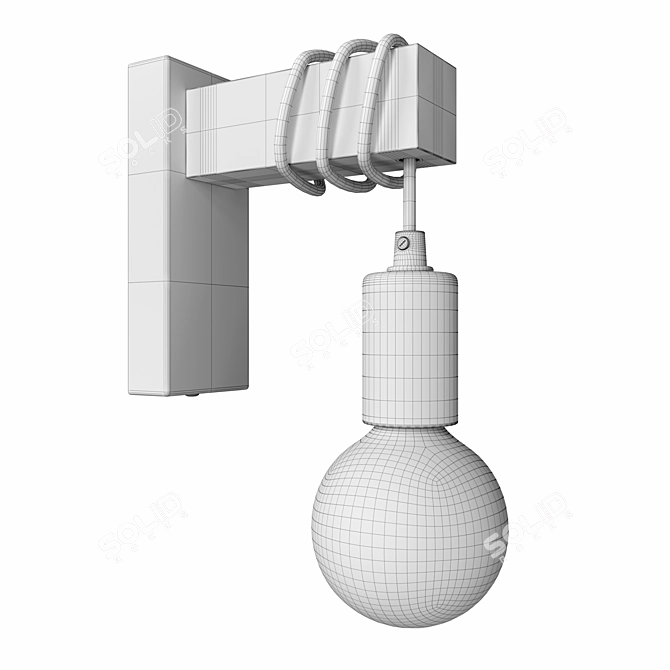 Bagetti Loft Sconce - SL1142.401.01 & SL1142.501.01 3D model image 9