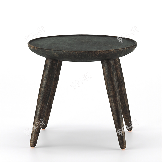 Elegant Wabi-Sabi Coffee Table 3D model image 2