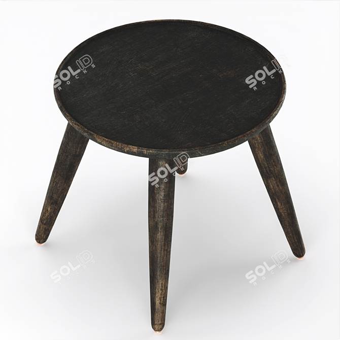 Elegant Wabi-Sabi Coffee Table 3D model image 3