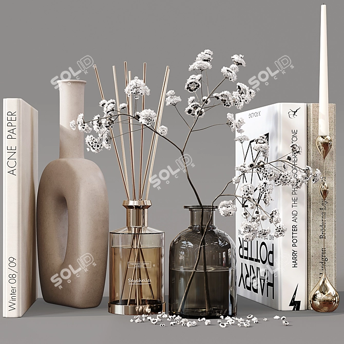 Elegant Décor Set 065: High-Quality 3D Models 3D model image 4