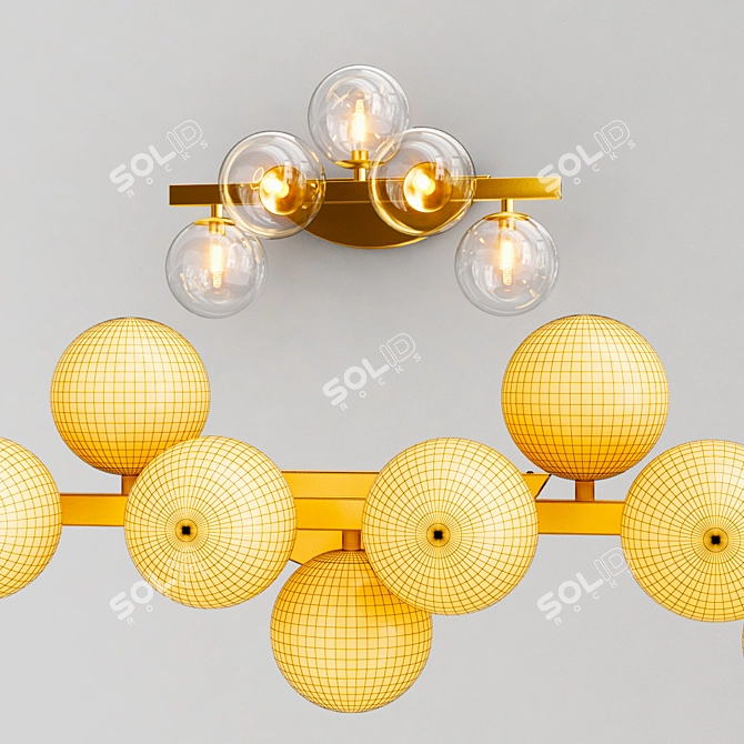 Elegant Maytoni Dallas Wall Sconce 3D model image 3