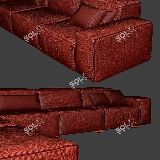 RECONNECTION Modular Sofa by Giopagani 3D model image 3