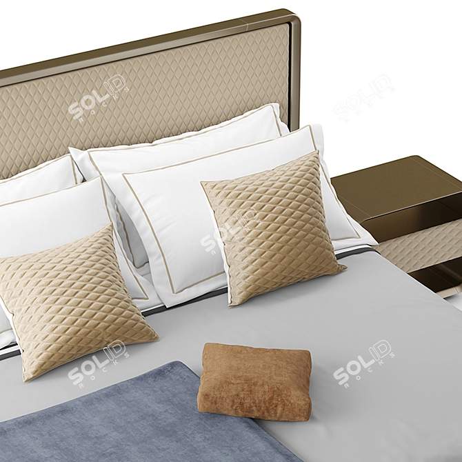 Reflex OH Bed - Modern and Stylish Design 3D model image 4