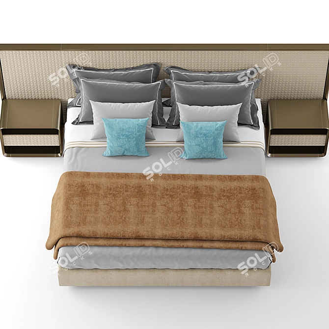 Reflex XL King Bed Set 3D model image 5