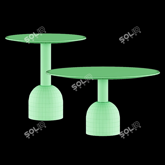 Modern Minimalist Coffee Table 3D model image 6