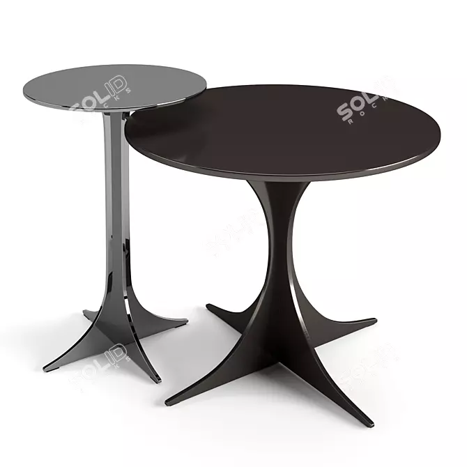 Sleek Minotti Anish Coffee Tables 3D model image 1