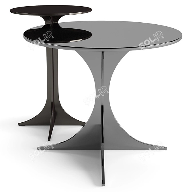 Sleek Minotti Anish Coffee Tables 3D model image 2