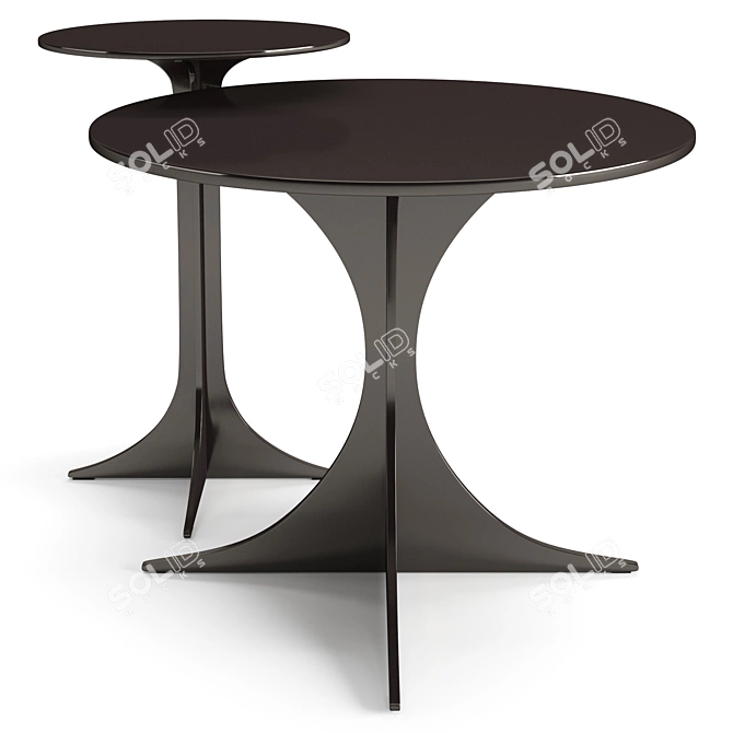 Sleek Minotti Anish Coffee Tables 3D model image 3