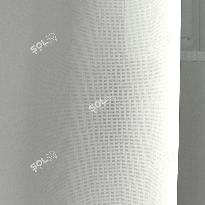 Product Title: Maharam Merit Portiere Fabric 3D model image 4