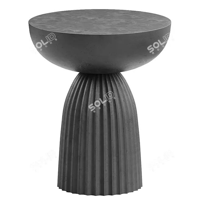 Stylish Expose Side Table 3D model image 1