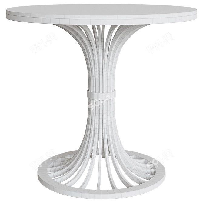 Vella Marble Top Table 3D model image 2