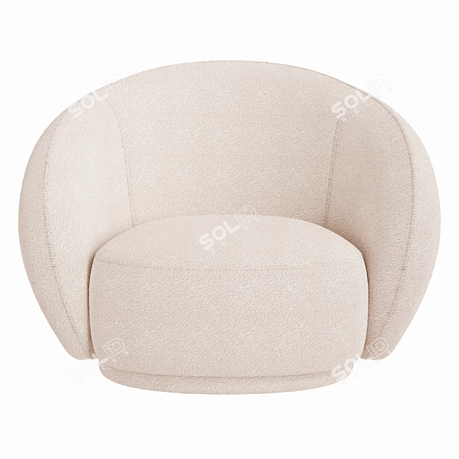 Julep: Stylish Armchair by Tacchini 3D model image 2