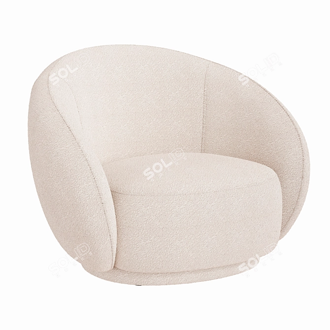Julep: Stylish Armchair by Tacchini 3D model image 3