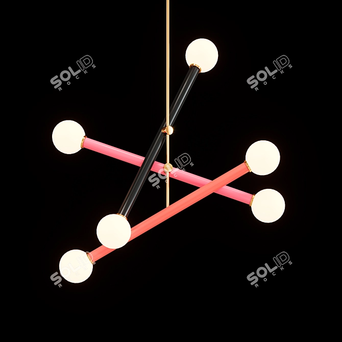 Sleek Paxton Design Lamp 3D model image 1