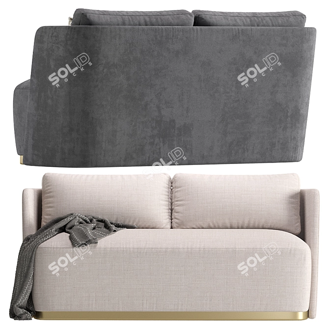 Luxury Sofa Set - McQueen Cazarina Interiors 3D model image 2