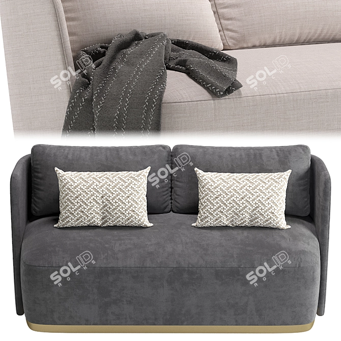 Luxury Sofa Set - McQueen Cazarina Interiors 3D model image 3