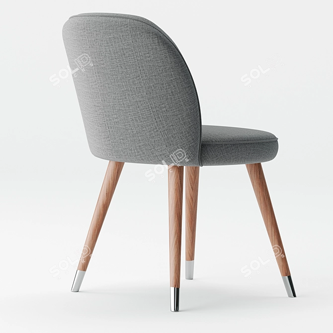 CANDY Chair TIROLO: Elegant Comfort in Vibrant Design 3D model image 4
