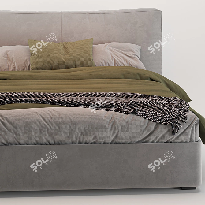 Flou MyPlace Bed 01: Modern Comfort 3D model image 9