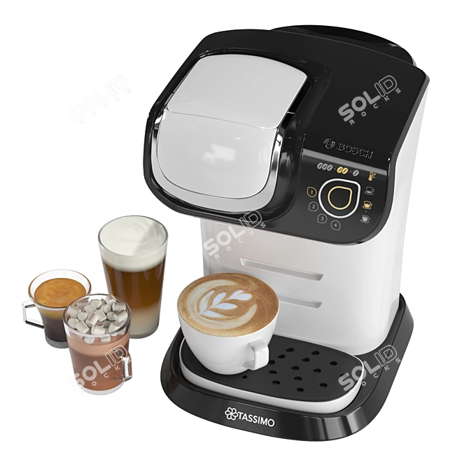 Bosch Tassimo: Ultimate Capsule Coffee Maker 3D model image 3