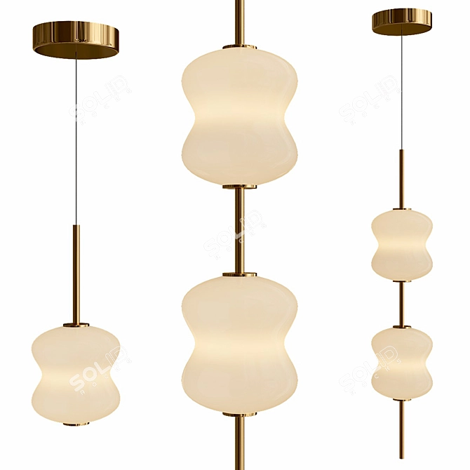 ALDA Modern Design Lamps 3D model image 1