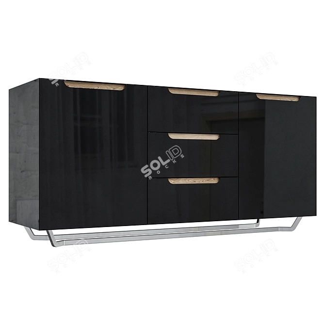 Modern Curbstone with Take & Live Design 3D model image 2