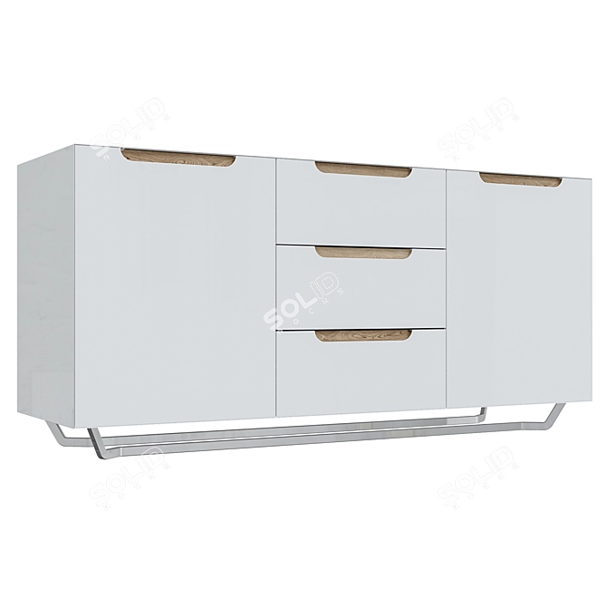 Modern Curbstone with Take & Live Design 3D model image 4