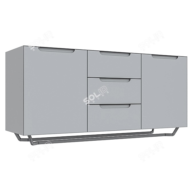 Modern Curbstone with Take & Live Design 3D model image 6