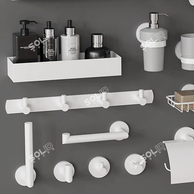 All-in-One Bathroom Set 3D model image 5