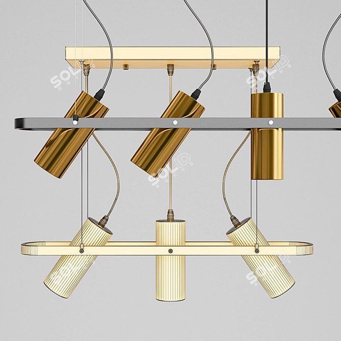 Elegance Pendant Light: Claire 3D model image 3