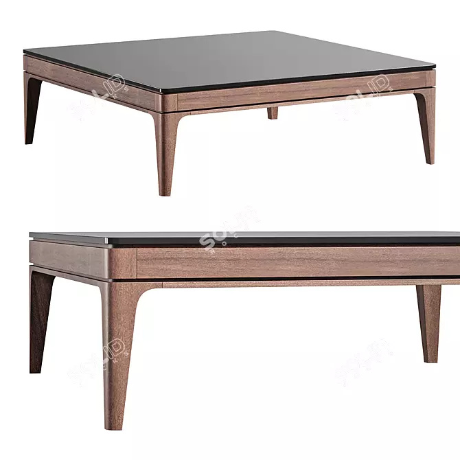 Elegant TOSCONOVA LUNGARNO Small Table 3D model image 1