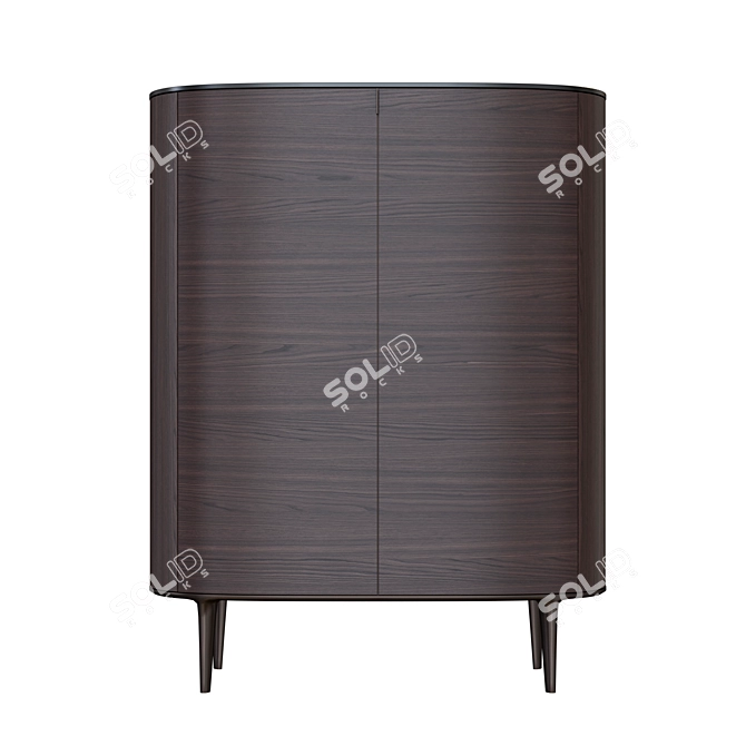 Elegant Poliform Symphony Buffet 3D model image 2