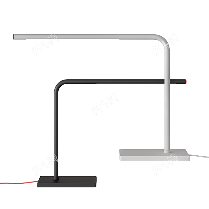 Title: Vesoi WL 130 Table Lamp 3D model image 2