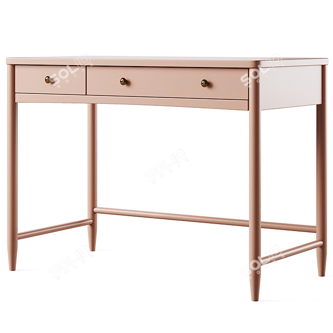 Hampshire Kids Desk - Stylish and Functional 3D model image 3