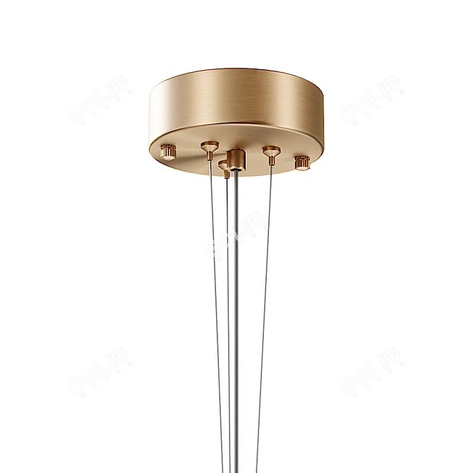 Elegant Clepsydra B Pendant Lamp 3D model image 4